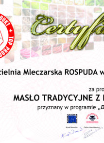 Certyfikaty i nagrody